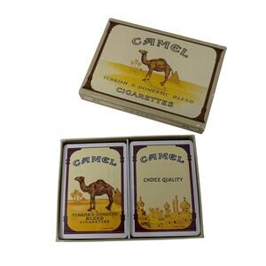 VTG Camel Cigarettes Playing Cards Set Vintage Style Tobacco Promo Deck